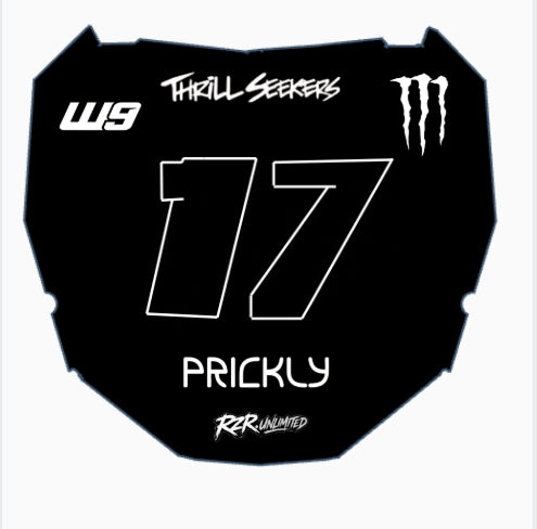 customizable odi plate decal style 1