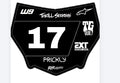 customizable motocutz plate decal style 2